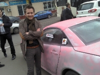 marius onuc dj profm farsa 1 aprilie 2011 masina roz