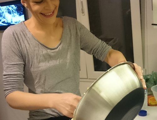 Cheesecake cu fulgi de migdale